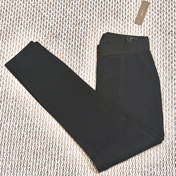 NWT J.Crew Original Stretch Ponte Pixie Pant in Heathered Charcoal Size 0S - Picture 4 of 9